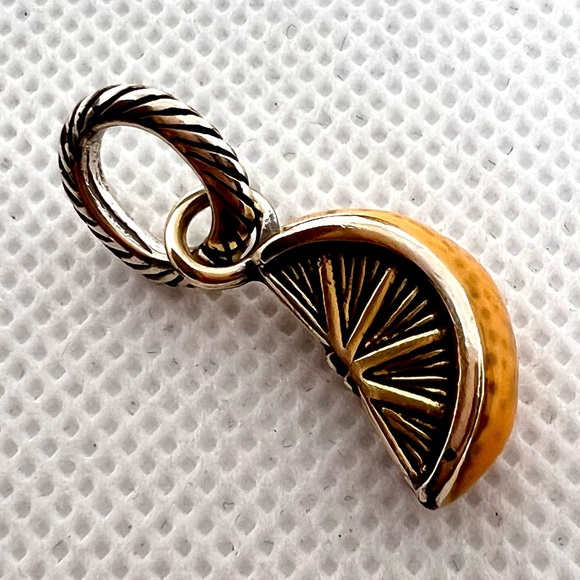 BRIGHTON Florida State Charm, Enameled Orange Slice - Picture 3 of 6